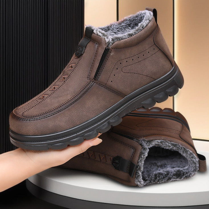 🔥【50% ОТСТЪПКА】Мъжки ежедневни обувки с изолация, топли и удобни, устойчиви на хлъзгане и издръжливи