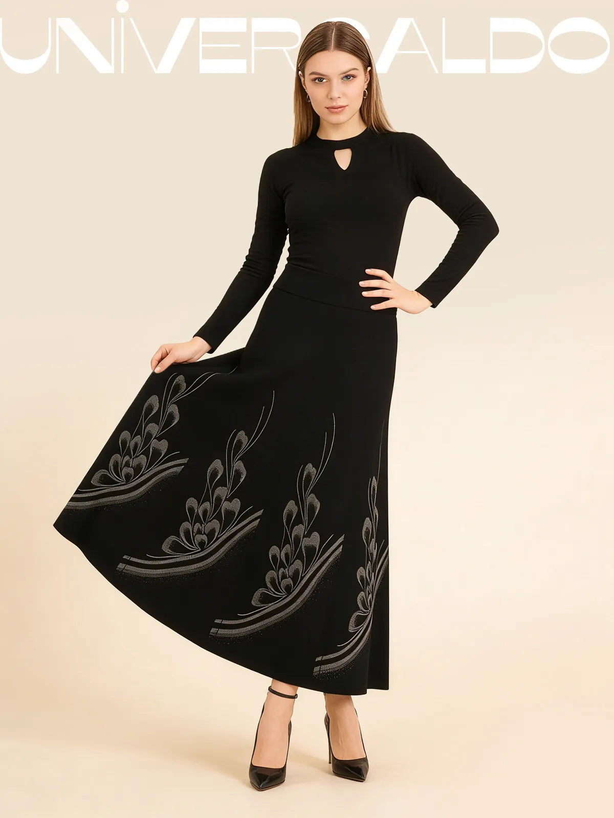 👗🎀【S-3XL】Есенно-зимна удебелена вълнена пола