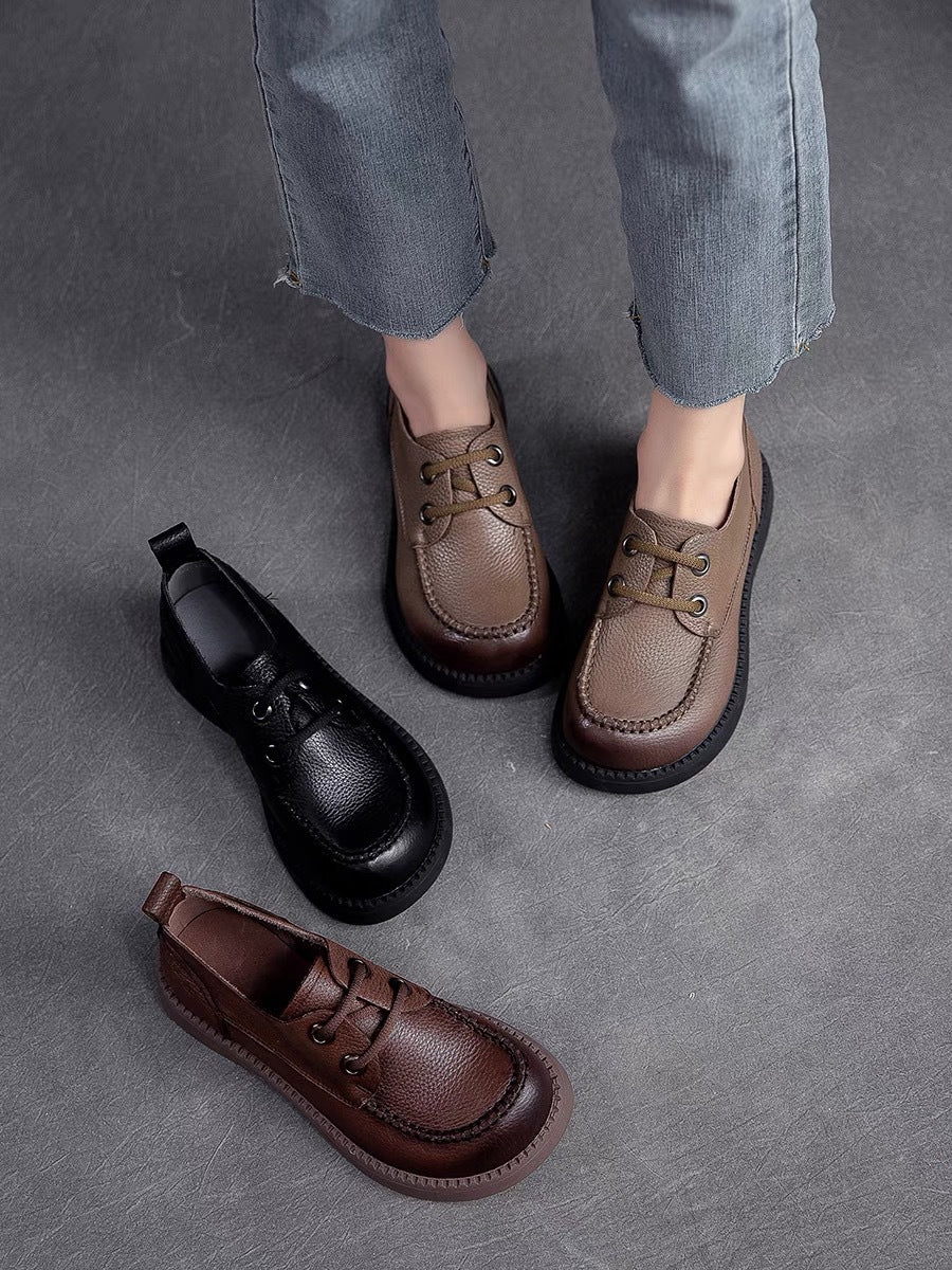 💖Сезонна оферта -50%  Дамски кожени обувки, елегантни и качествени