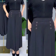 🔥💖【M-5XL】Пролетно-лятна дамска пола с висока талия и широки крачоли за 2026 г.