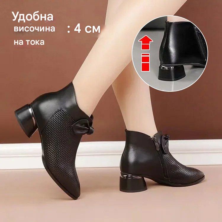 【50% ОТСТЪПКА】Ботуши Dr. Martens с дебела подметка, достигащи до средата на прасеца, с мека подметка