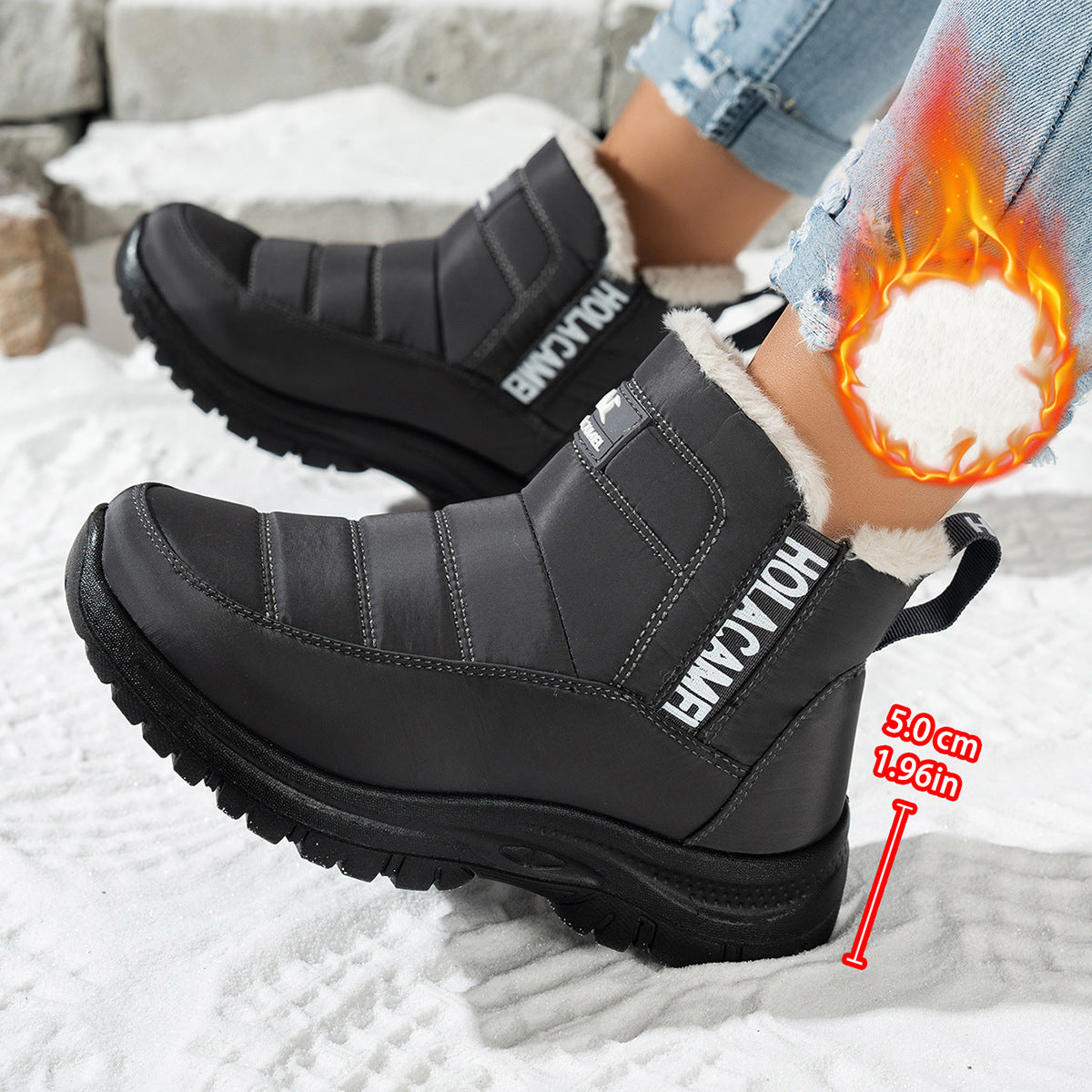 🔥Водоустойчиви и топли кадифени ботуши за сняг