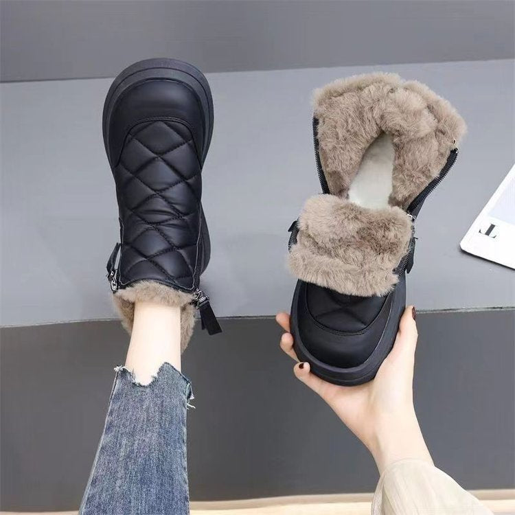 🍁👢Нови топли, водоустойчиви, неплъзгащи се, стилни ботуши с мека подметка