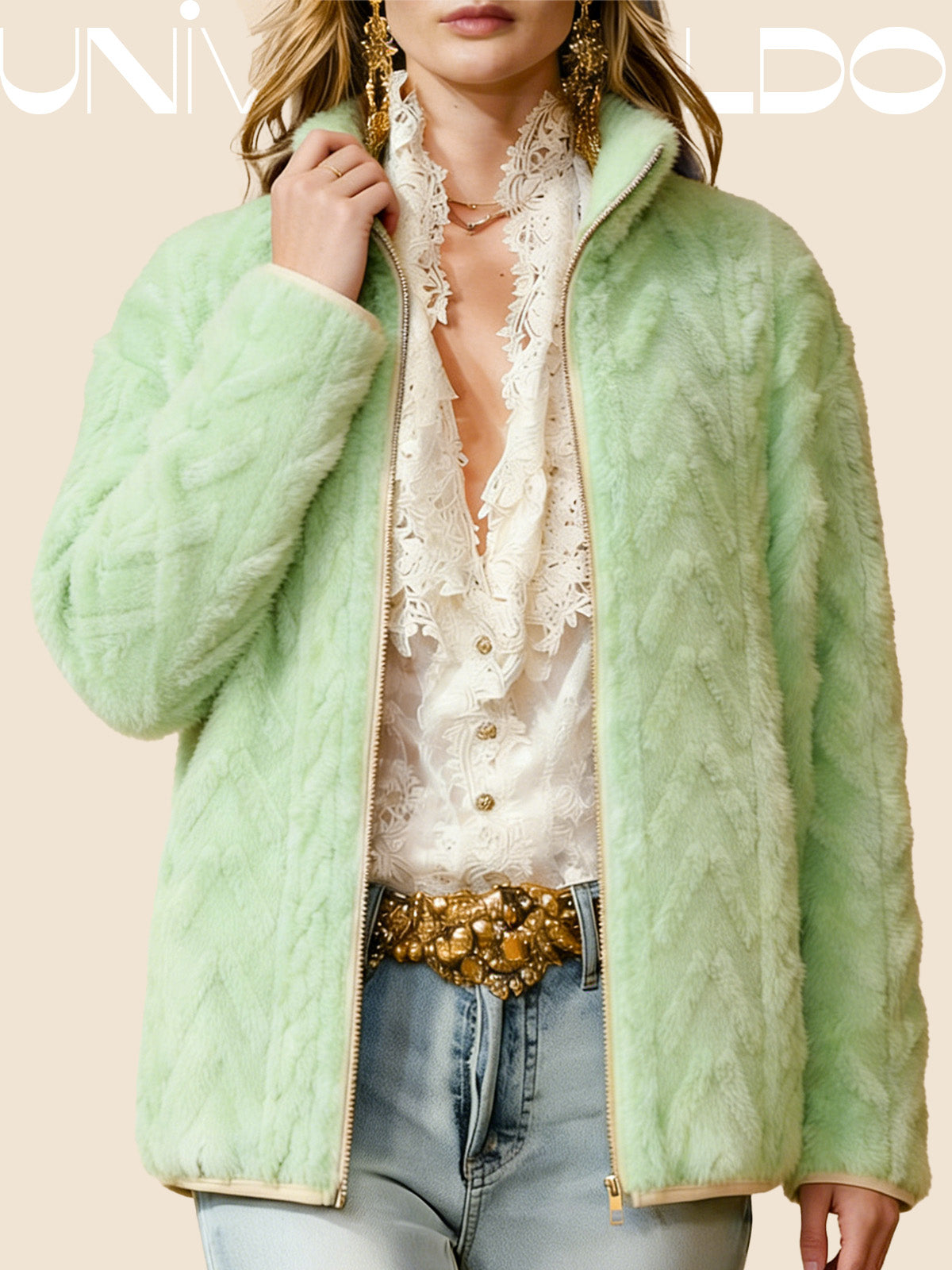 Двустранно Яке с Молния и Кашмир