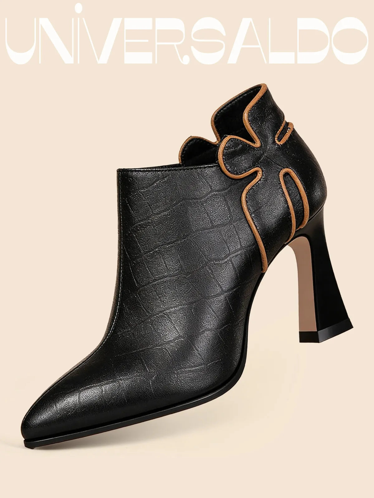 🔥Нови дамски кожени ботуши, с висок ток, елегантни и удобни.