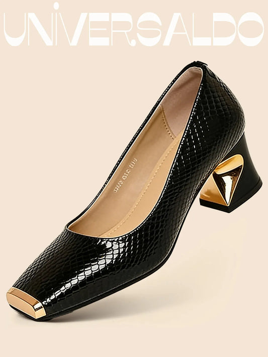 ✨🔥【горещи продажби】 Нови обувки с дебел ток – френски стил, идеалният избор за ежедневно носене