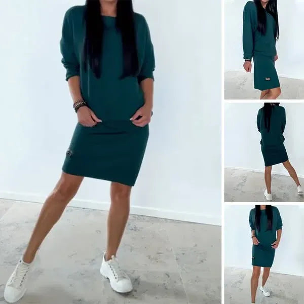 Нова Дамска Удължена Рокля от Памук