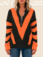 Есенен Суитшърт с V-Яка, Молния и Принт