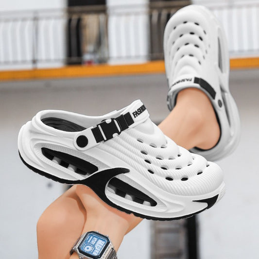 👟50% ОТСТЪПКА🌬️Мъжки сандали 2 в 1 за универсално ползване - дебела EVA подметка, неплъзгащи се и изключително леки, дишащи🏃‍♂️