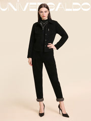 Спортен Комплект от Велур с Копчета