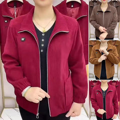 【⚡горещи продажби】🍂【45-95 кг】Ново широко кадифено сако