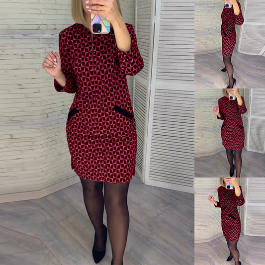 【S-5XL】🔥🥰 Нови рокли от висок клас за есен и зима