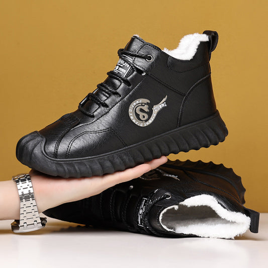 💥50% ОТСТЪПКА🔥Зимни топли мъжки високи памучни обувки