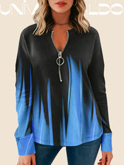 Есенен Суитшърт с V-Яка, Молния и Принт