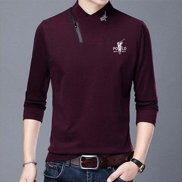 Мъжка Двойна Вълнена Топла Блуза