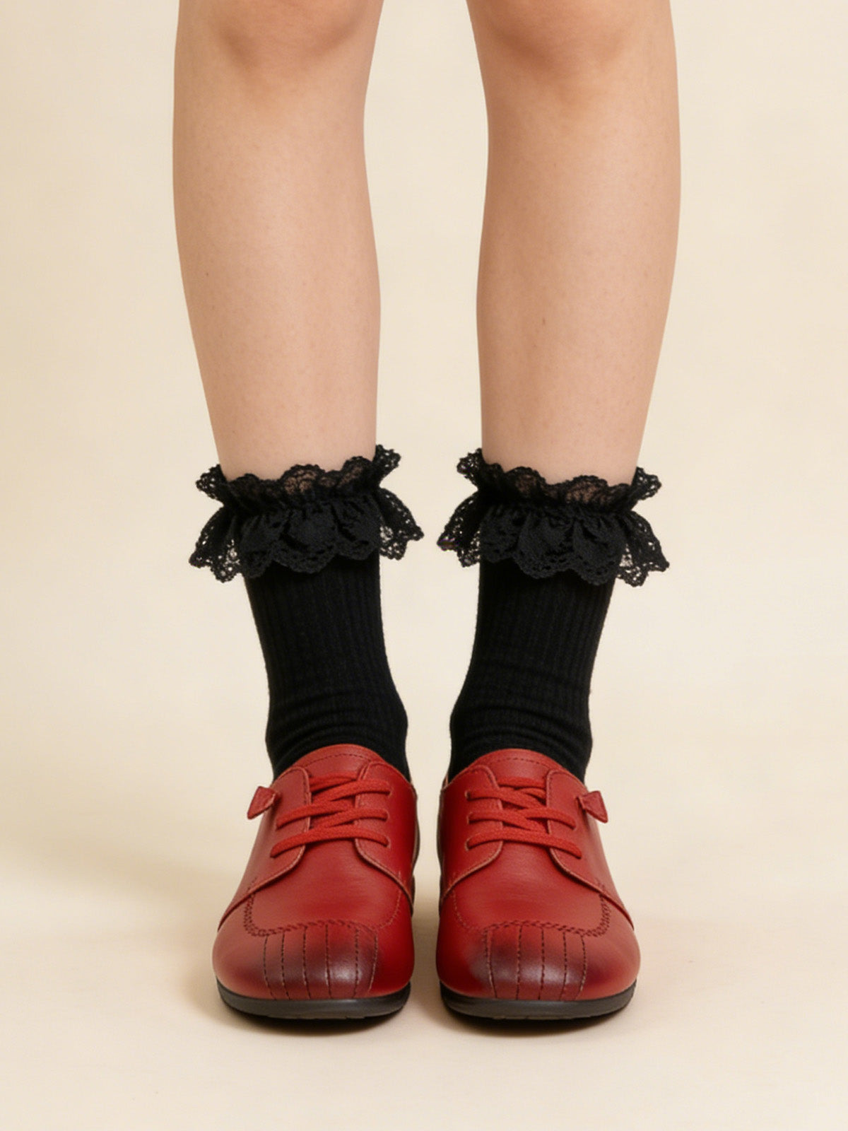 Оксфордки с Мека Подметка, Кръгли Носове и Широк Ток