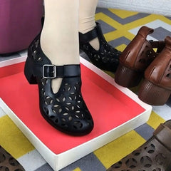 👡💖2026 нови дамски кухи ортопедични сандали от естествена кожа