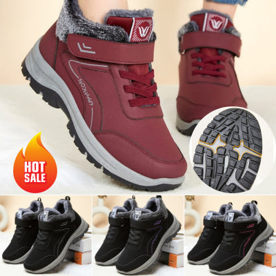 💥Нови зимни, подплатени и подсилени дамски туристически обувки, подходящи за ходене под обувки за ходене