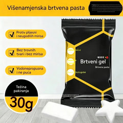 【Pakiranje od 10 komada, 23 €】🔧 Bijelo vodootporno brtvilo - za popravak rupa, zidova i kanala za klima uređaj 💧🏠