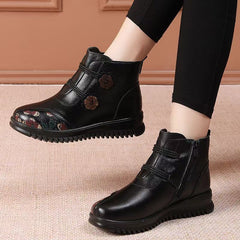 🔥⛄Ретро зимни ботуши с анти-плъзгаща се подметка за зряли жени