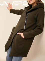 Суитшърт с Качулка, Молния и Подплата