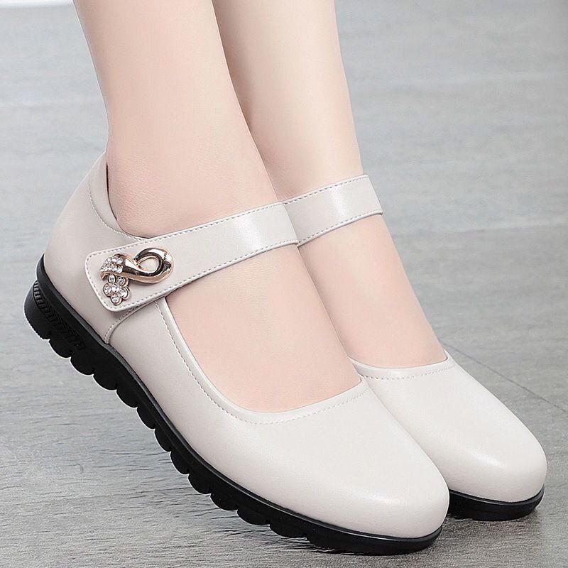 Дамски Обувки с Мека Кожа и Анти-Прихлъзгаща Подметка