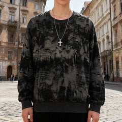 🔥【M-3XL】Нов мъжки суитър с дълги ръкави и кръгло яке