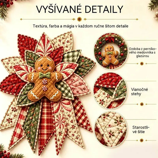 🎇🎄 Vianočný šitý záves na dvere – polstrovaný dizajn (7 rôznych motívov) – 25 €/kus