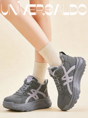 Ретро Спортни Обувки с Подплата и Дебела Подметка