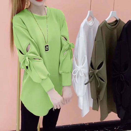 Нова есенна модна ежедневна тениска с дълъг ръкав