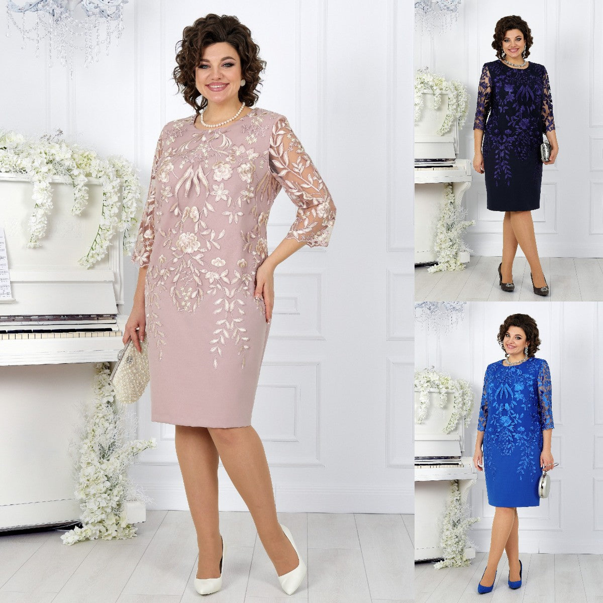 🌷🔥【S-5XL】нова елегантна и удобна рокля