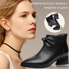 【50% ОТСТЪПКА】Ботуши Dr. Martens с дебела подметка, достигащи до средата на прасеца, с мека подметка