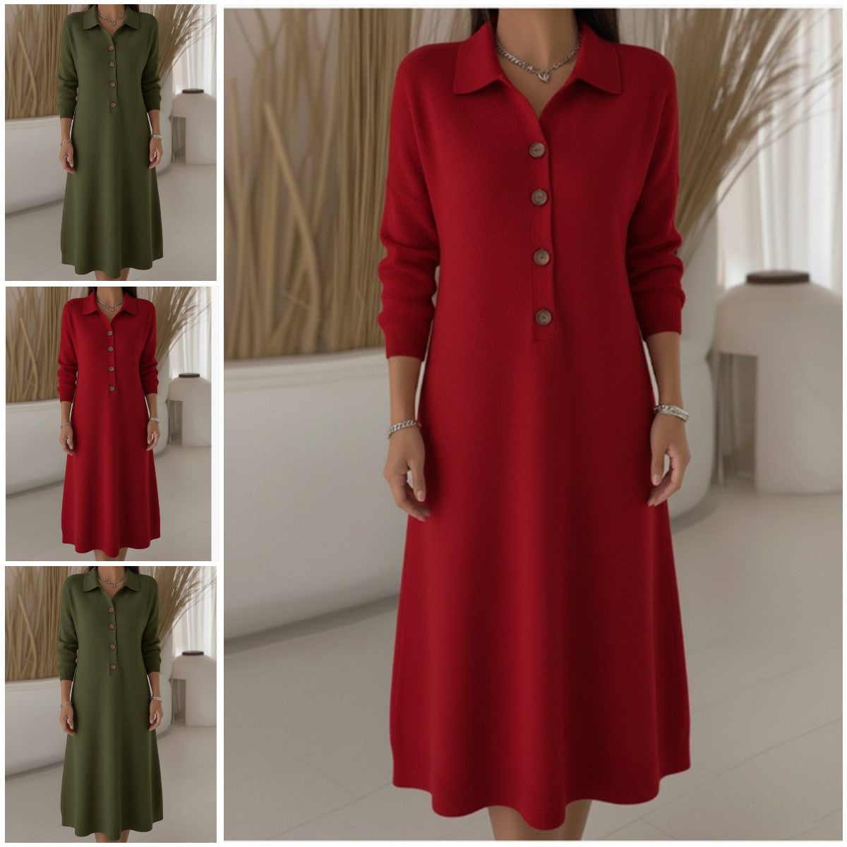 Нови есенно/зимни плетени рокли