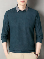 Псевдо-Двуделно Суитшърт с Яке и Подплата