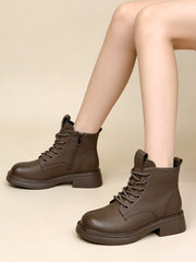 Мартинси с Мека Кожа, Подплата и Дебела Подметка