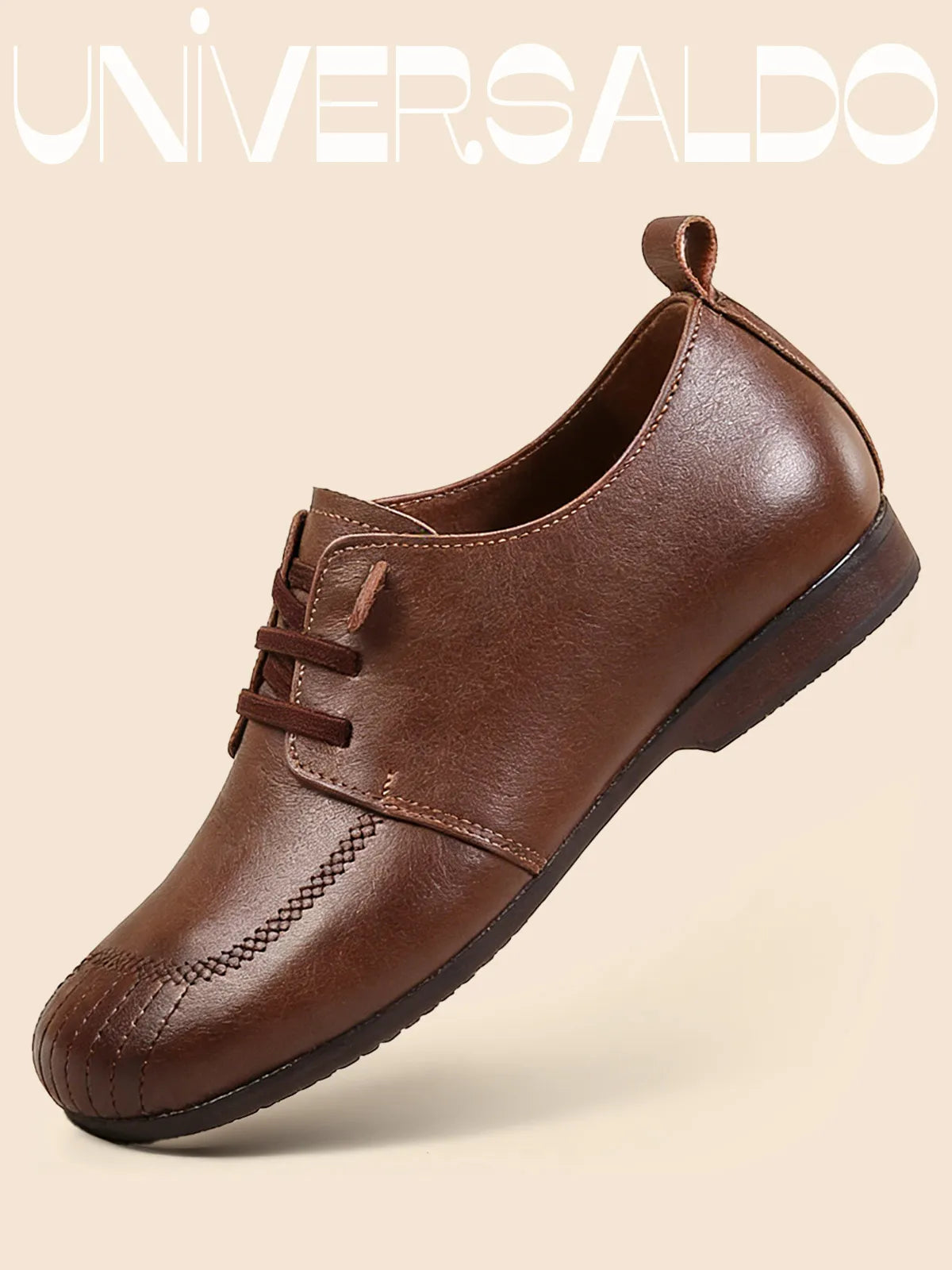 Оксфордки с Мека Подметка, Кръгли Носове и Широк Ток