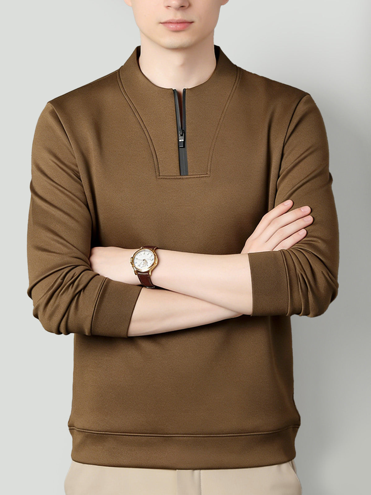 Полу-джипсена Суитшърт с Дълъг Ръкав