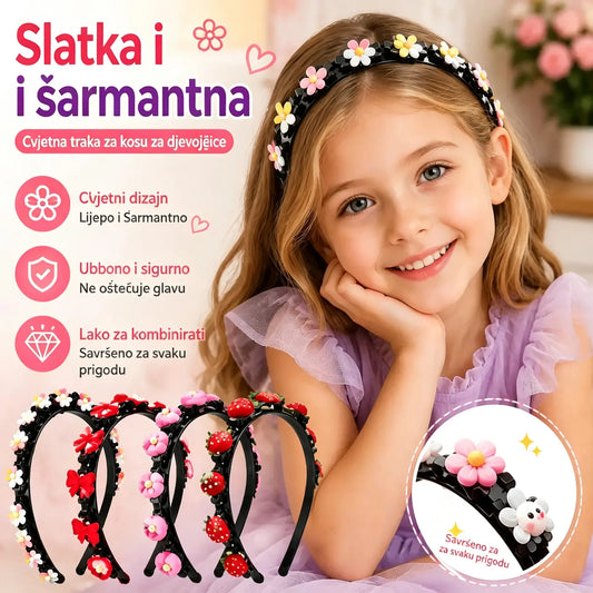 👑【5 komada】Štapići, kopče i pletene vrpce za djevojčice