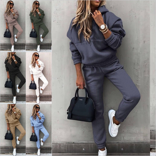 💕 【S-XL】Елегантен, двукомпонентен спортен комплект с дълги ръкави, удобен, стилен и комфортен, идеален за ежедневна употреба на открито.