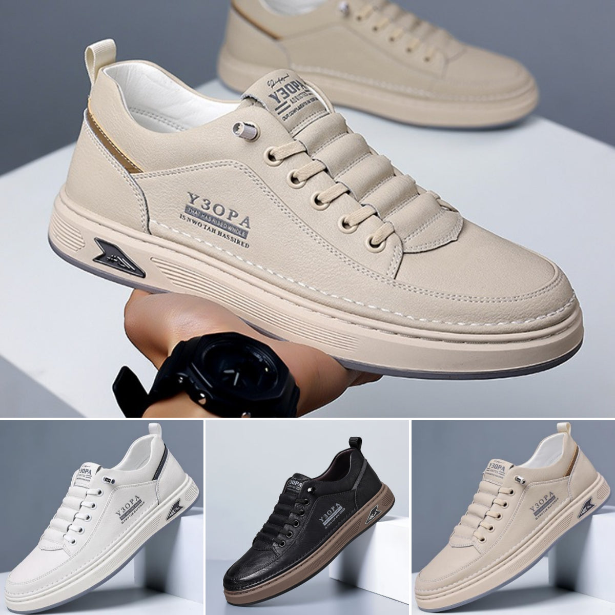🔥Последния ден 50% отстъпка🔥👟Премиум дишащи мъжки обувки с плоска подметка