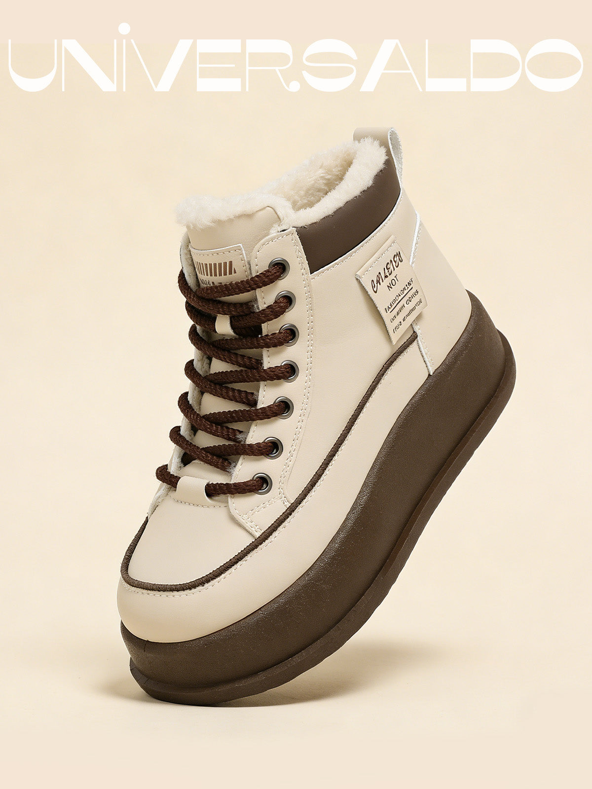 Топли Високи Снежни Ботуши С Дебела Подметка и Подплата