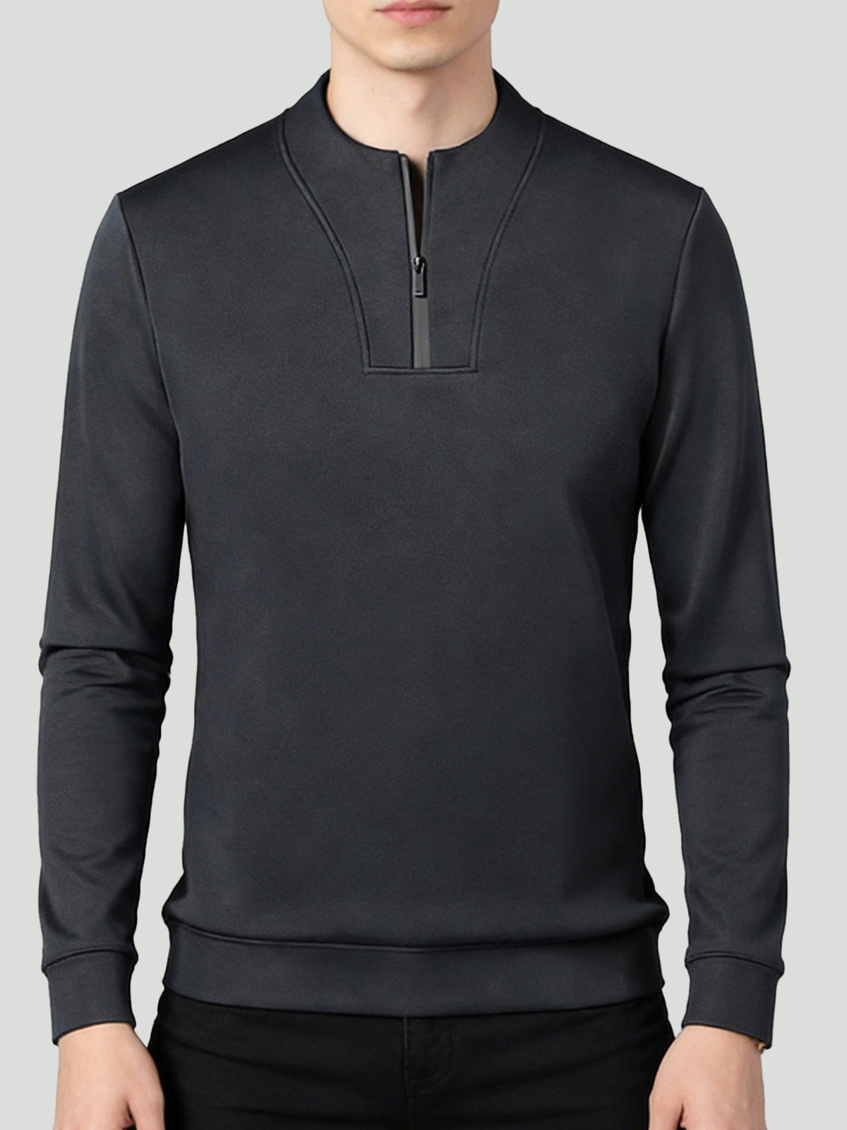 Полу-джипсена Суитшърт с Дълъг Ръкав