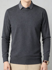 Псевдо-Двуделно Суитшърт с Яке и Подплата