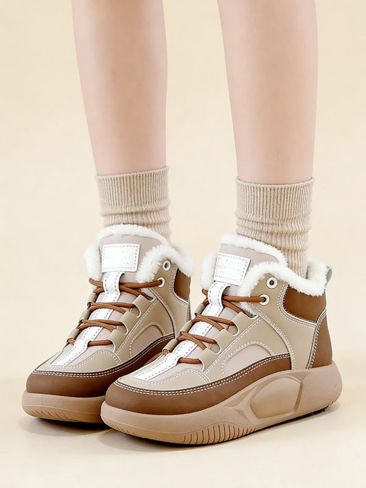 Високи Топли Обувки с Анти-Прихлъзгаща Подметка за Големи Размери