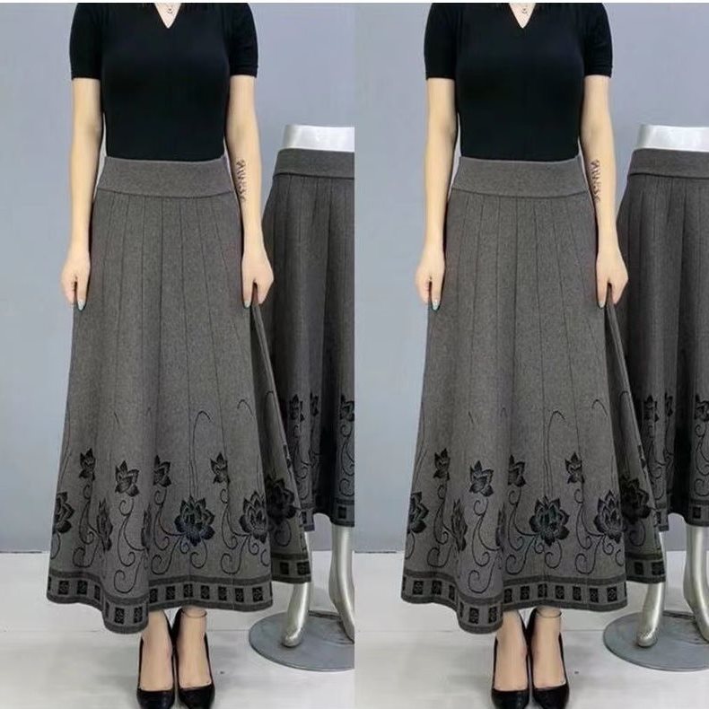 🌸🌸【S-5XL】Есенна и зимна удебелена вълнена пола