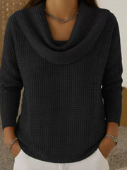 👕【S-3XL】Ново едноцветно горнище с дълги ръкави за свободно време