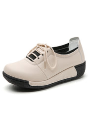 Удобни Обувки с Дебела Подметка и Връзки