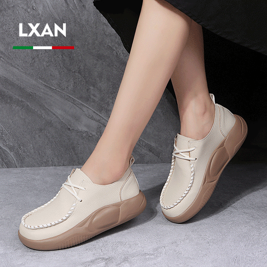 💖🥿Нови ежедневни дамски мокасини с дебела подметка за есента