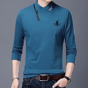 Мъжка Двойна Вълнена Топла Блуза