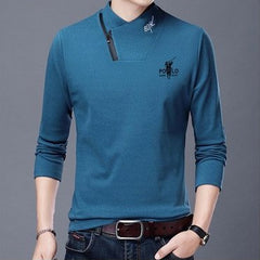 Мъжка Двойна Вълнена Топла Блуза